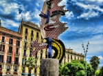 Памятник Колубму в Барселоне