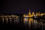Ночная Прага - вид на город