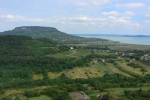 View from Szigliget castle near Lake Balaton, Hungary