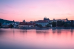 Colorful Sunset in Prague